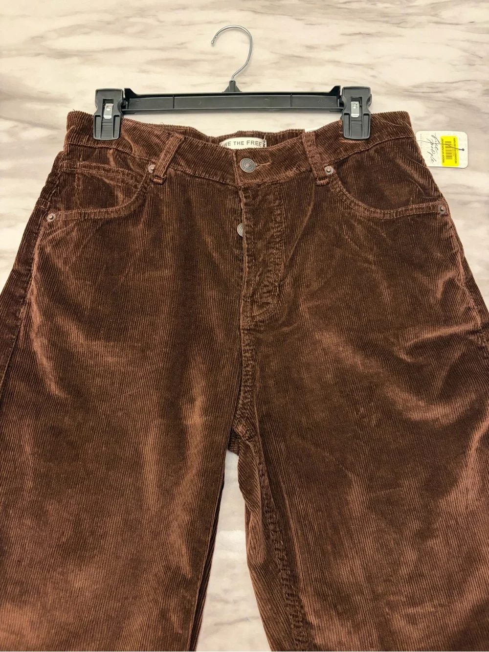 Free People We The Free Deep Trance Corduroy Boyfriend Pants 26 NWT